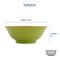 Mikasa Green and Blue Geometric Stoneware Ramen Bowl, 21cm