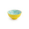 Mikasa Yellow and Blue Geometric Stoneware Nibble Bowl, 12cm