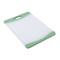 KitchenCraft Anti-Slip Chopping Board, Stain Resistant Cutting Board with Handle, Green, 36.5 x 25cm