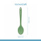 KitchenCraft Silicone Spoon, Non-Stick Safe and Heat-Resistant, Green, 27cm