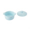 MasterClass 180ml Ceramic Casserole Dish with Lid, Sky Blue, 16cm