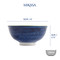 Mikasa Red and Blue Arc Stoneware Nibble Bowl, 12cm