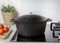 MasterClass 5L Large Cast Aluminium Casserole Dish with Lid, Black, 28cm