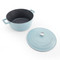 MasterClass Cast Aluminium Casserole Dish, 5L, Sky Blue