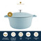 MasterClass Cast Aluminium Casserole Dish, 5L, Sky Blue
