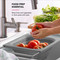 KitchenAid Over-the-sink Collapsible Colander, Charcoal Grey