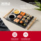 KitchenCraft World of Flavours 7pc Slate Sushi Serving Set for Two, Including Plate, Bowls and Chopsticks