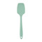 KitchenCraft Silicone Mini Spoon Spatulas, Green Flexible Small Utensils, Display of 24