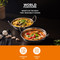 KitchenCraft 2pc Stainless Steel Balti Serving Dishes, 18cm, Silver