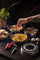 KitchenCraft 2pc Stainless Steel Balti Serving Dishes, 18cm, Silver