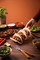 KitchenCraft World of Flavours Stainless Steel Taco Holder with Handles