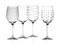 Mikasa Cheers Set Of 4 White Wine Glasses