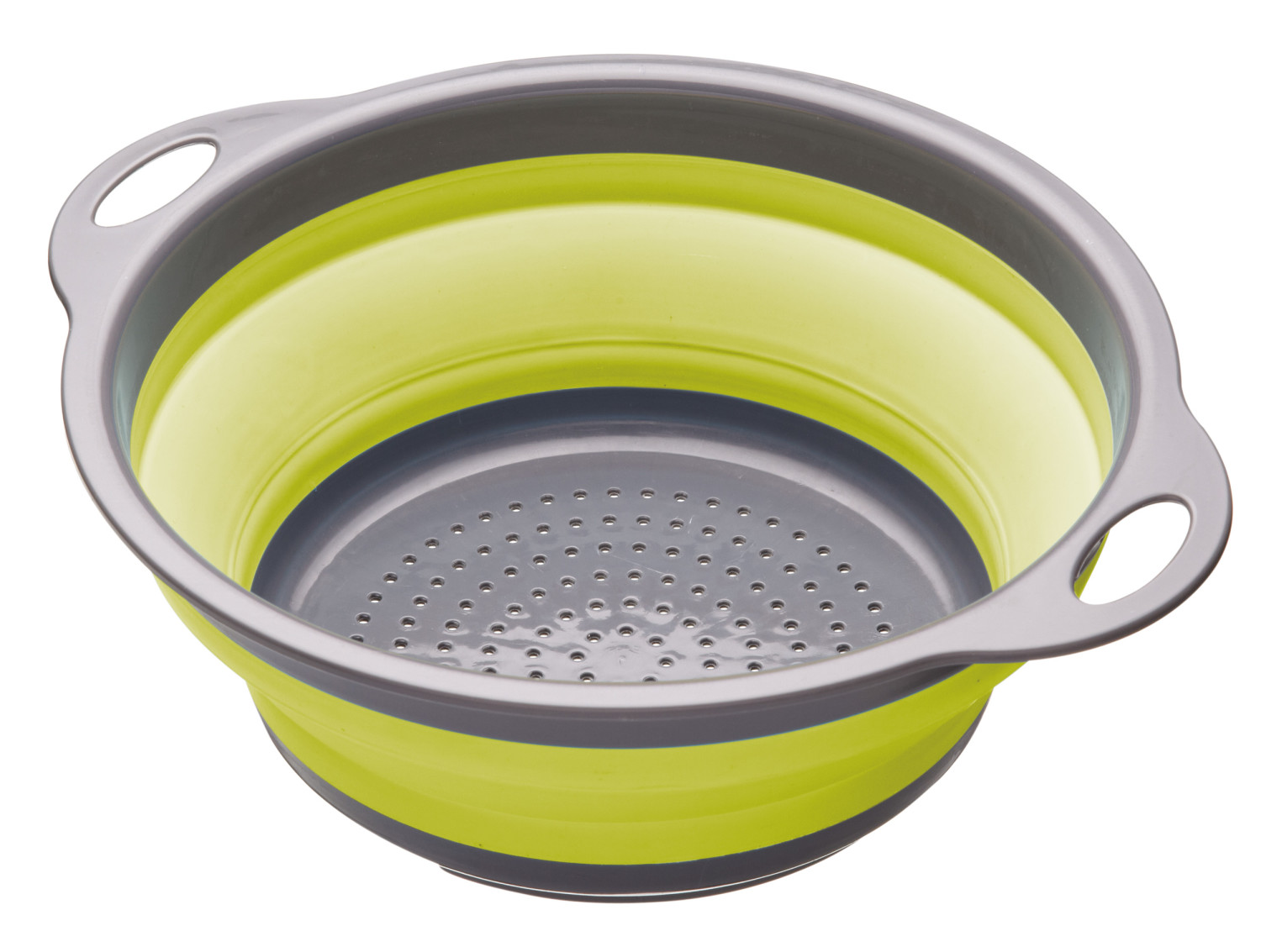 Colourworks Green Collapsible Colander with Handles