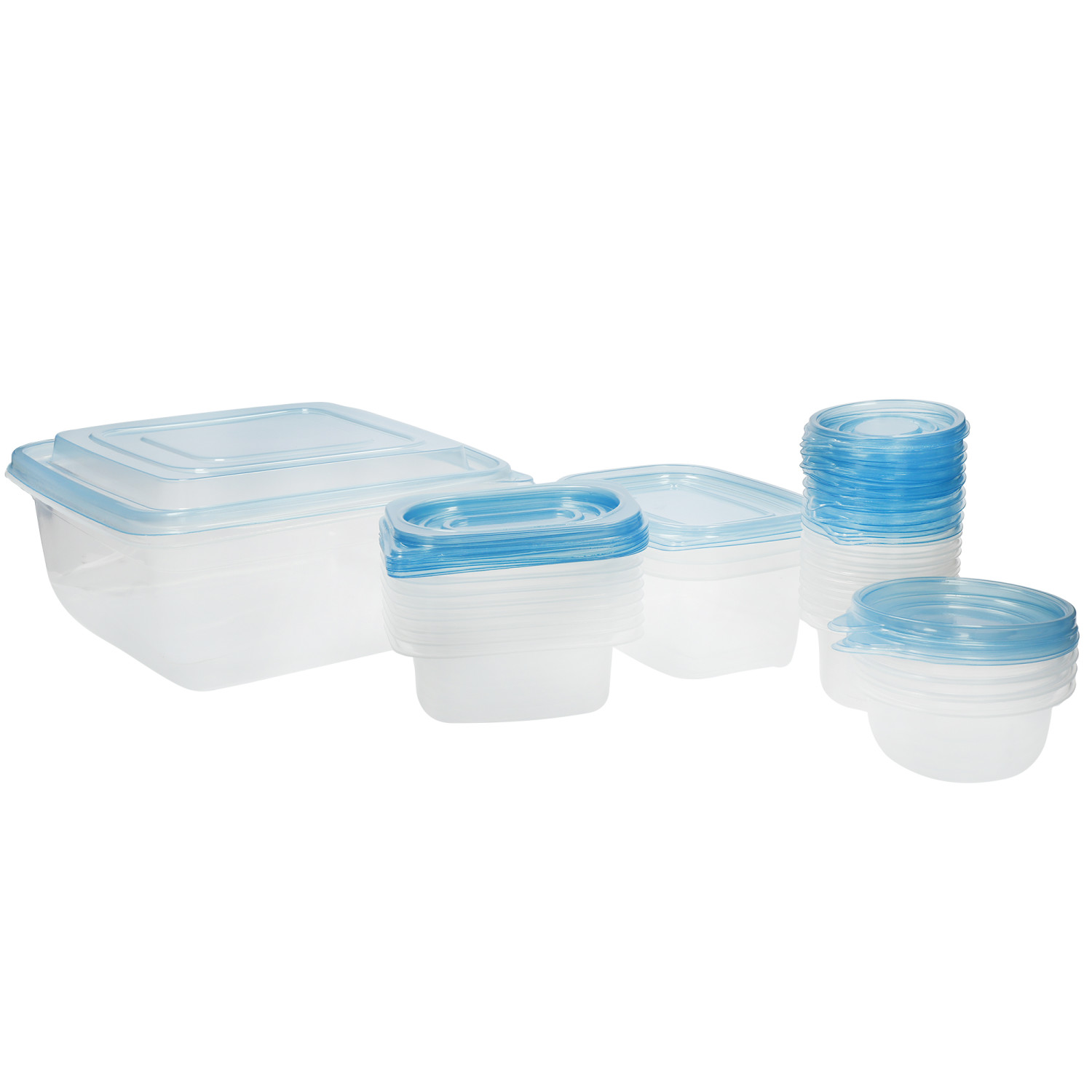 KitchenCraft 23-Piece Plastic Meal Prep Container Set KitchenCraft 23-Piece Plastic Meal Prep Container Set
