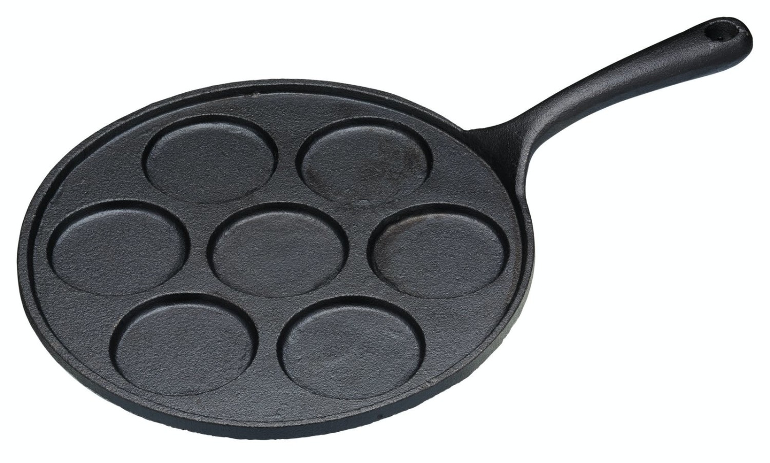 KitchenCraft Cast Iron 7 Hole Blinis Pan KitchenCraft Cast Iron 7 Hole Blinis Pan