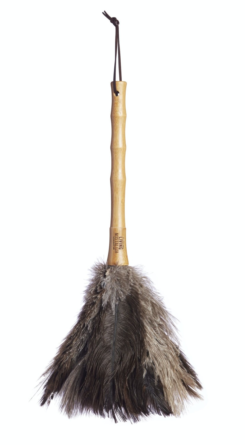 Living Nostalgia Genuine Natural Ostrich Feather Duster Living Nostalgia Genuine Natural Ostrich Feather Duster