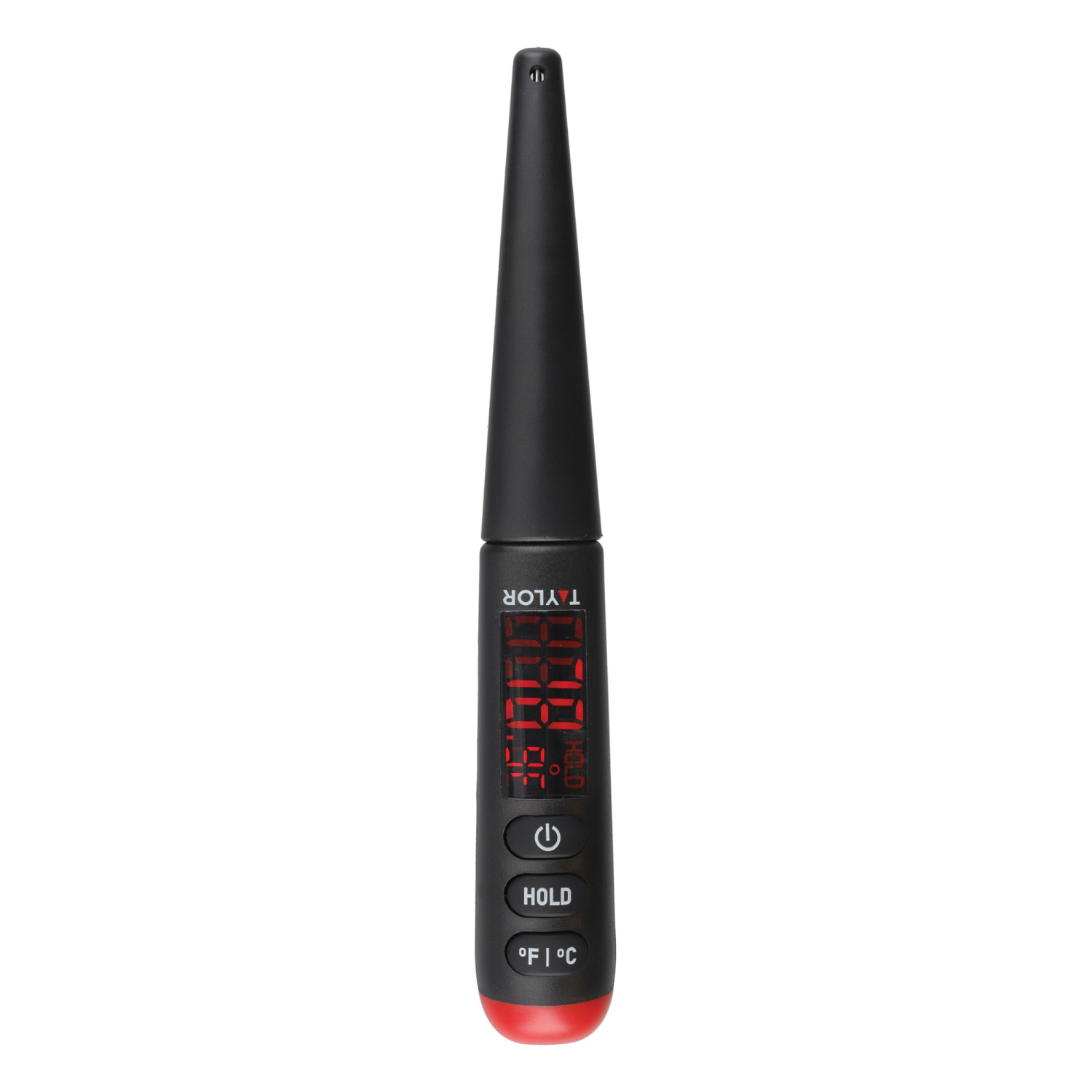 Taylor Pro Digital Food Thermometer Probe with Bright LED Display, Plastic / Stainless Steel - Black Taylor Pro Digital Food Thermometer Probe with Bright LED Display, Plastic / Stainless Steel - Black