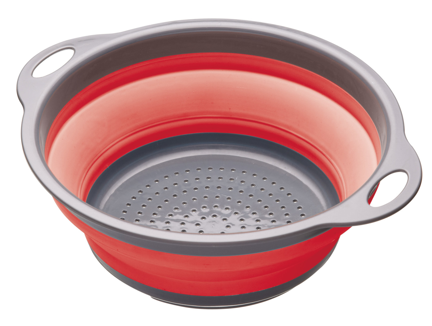 Colourworks Red Collapsible Colander with Handles