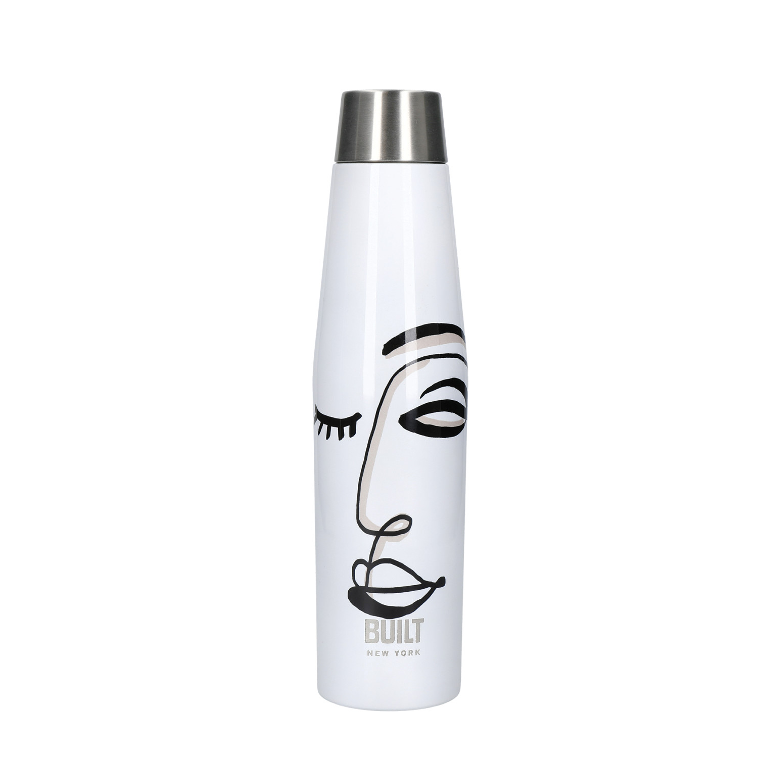 BUILT Apex 540ml Insulated Water Bottle, BPA-Free 18/8 Stainless Steel - 'Belle Vie'