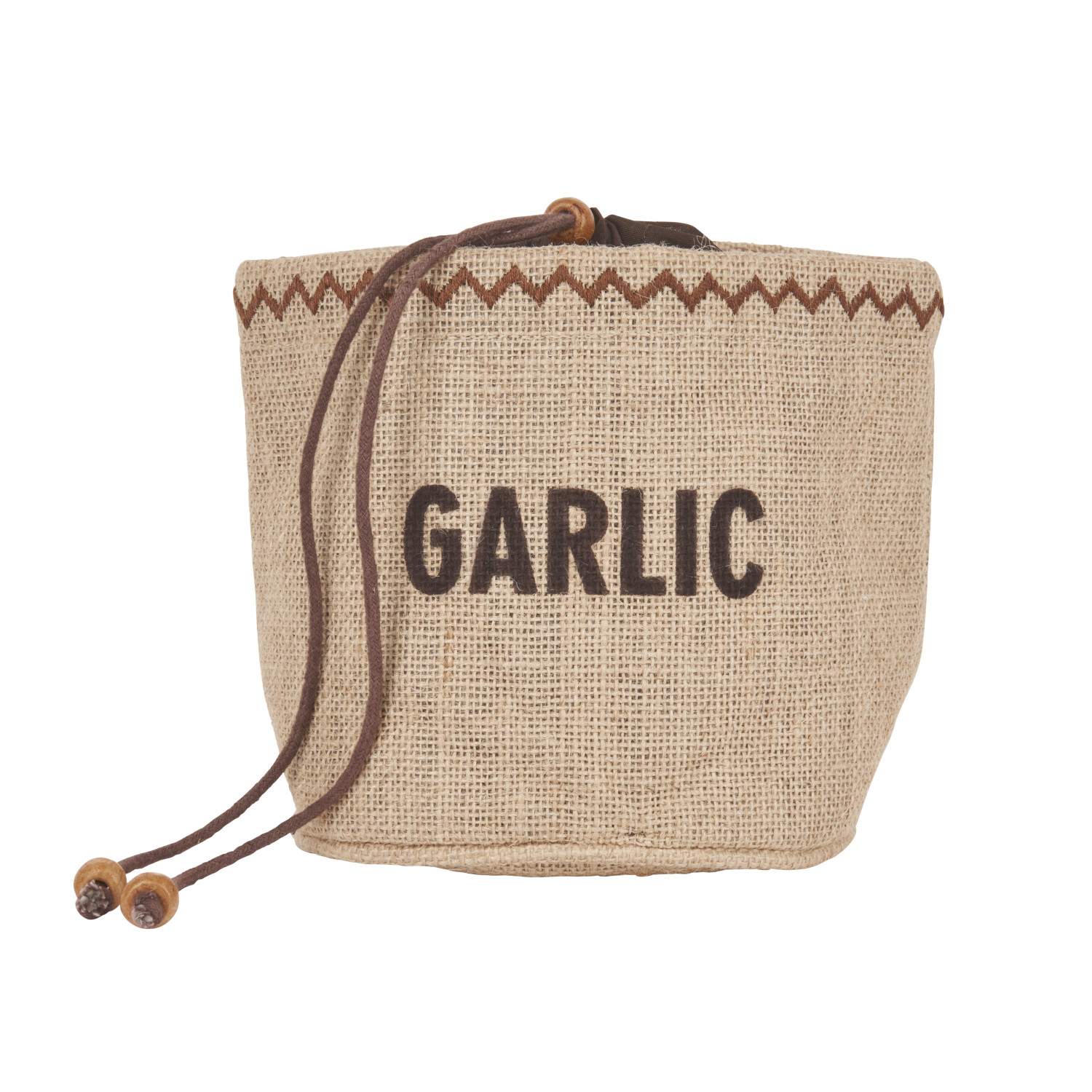 Natural Elements Hessian Garlic Bag Natural Elements Hessian Garlic Bag
