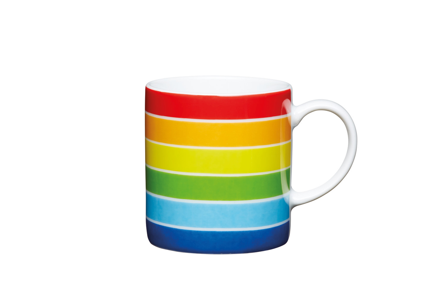 KitchenCraft 80ml Porcelain Rainbow Espresso Cup KitchenCraft 80ml Porcelain Rainbow Espresso Cup