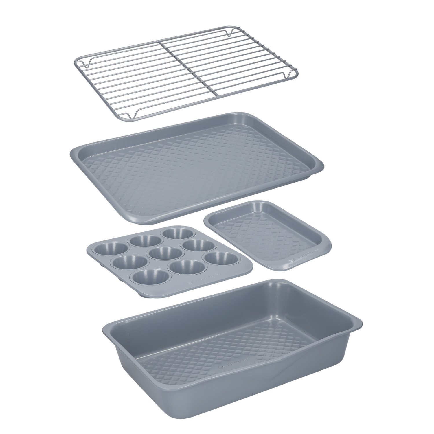 MasterClass Smart Ceramic 5-Piece Bakeware Set MasterClass Smart Ceramic 5-Piece Bakeware Set