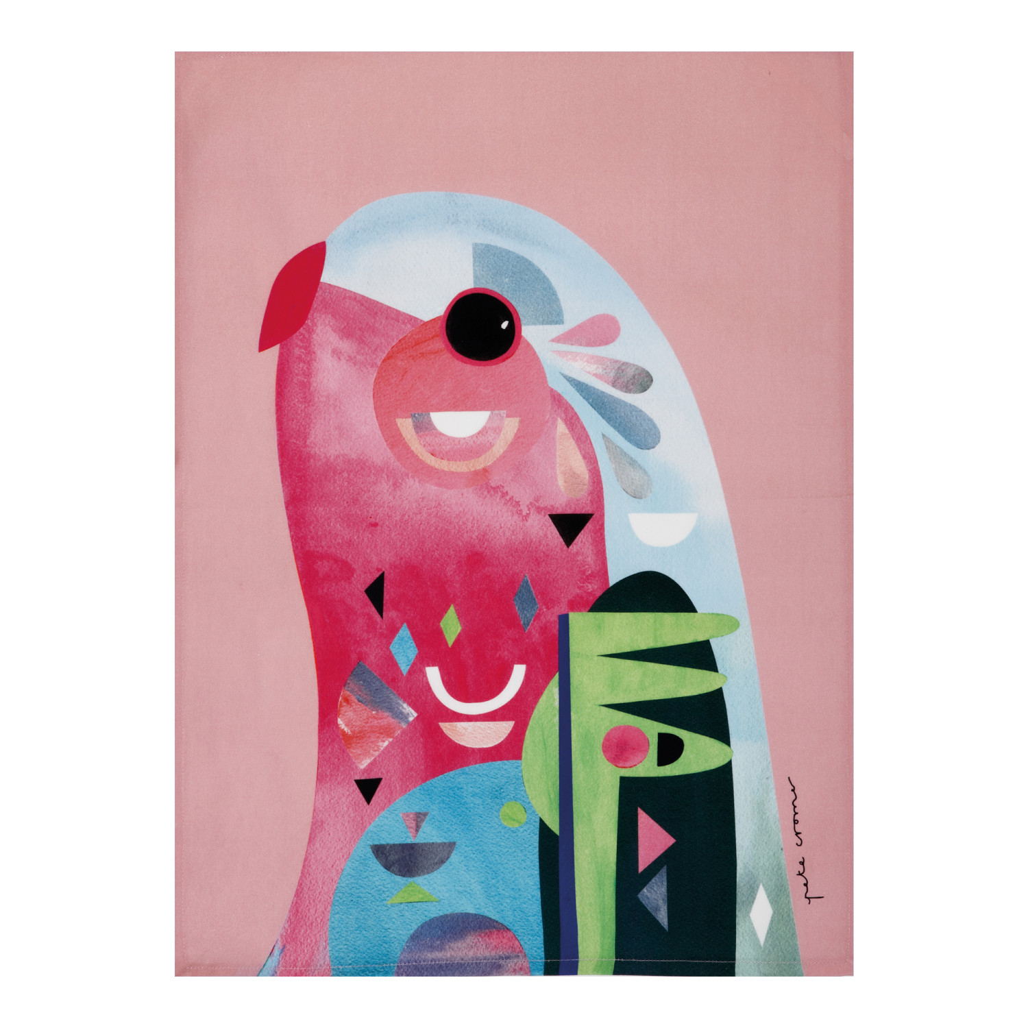 Maxwell & Williams Pete Cromer Parrot Tea Towel