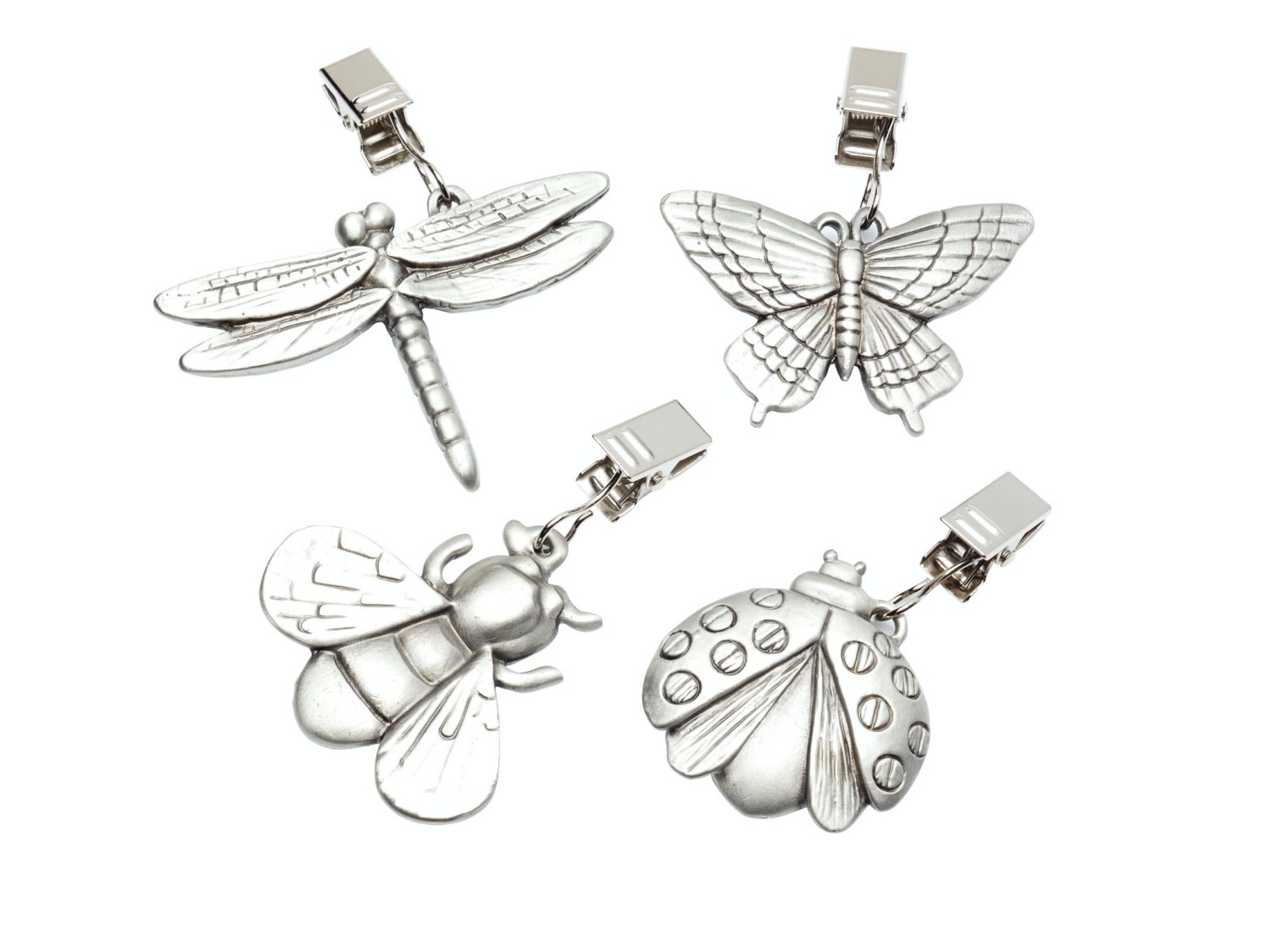 KitchenCraft Set of 4 Solid Pewter Table Cloth Weights KitchenCraft Set of 4 Solid Pewter Table Cloth Weights