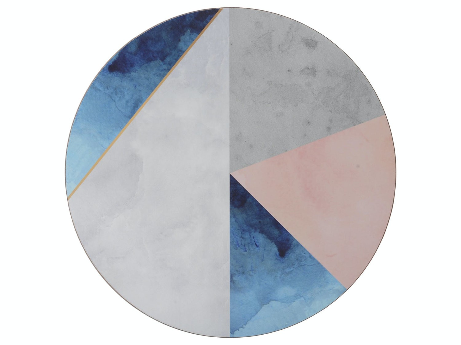 Creative Tops Geometric Palette Pack Of 4 Round Premium Placemats Creative Tops Geometric Palette Pack Of 4 Round Premium Placemats