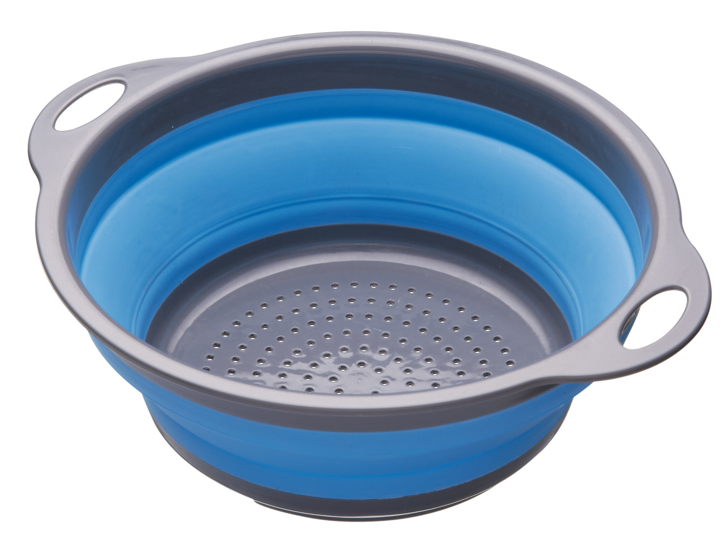 Colourworks Blue Collapsible Colander with Handles