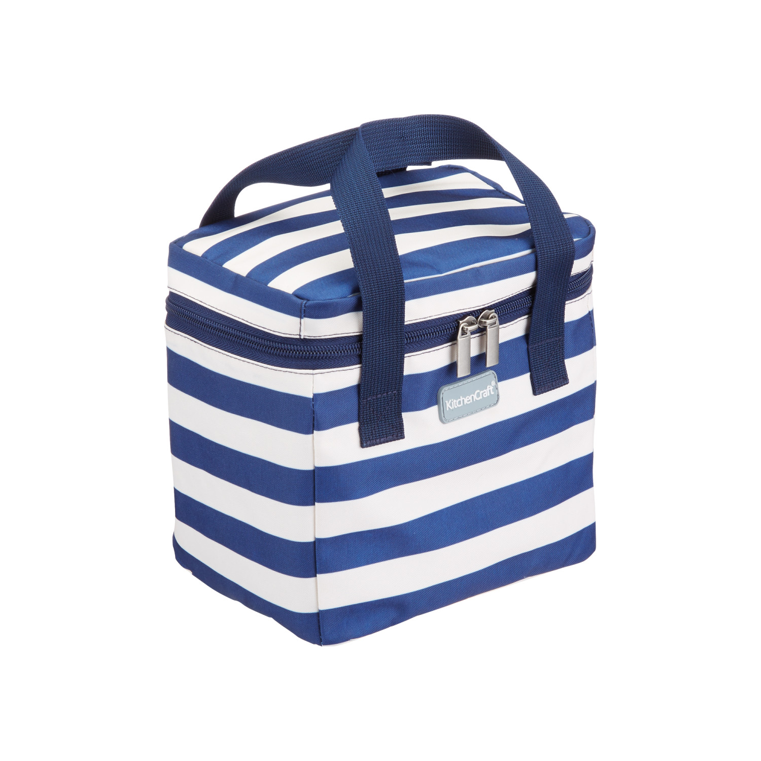 KitchenCraft Lulworth Nautical-Striped Small Cool Bag KitchenCraft Lulworth Nautical-Striped Small Cool Bag