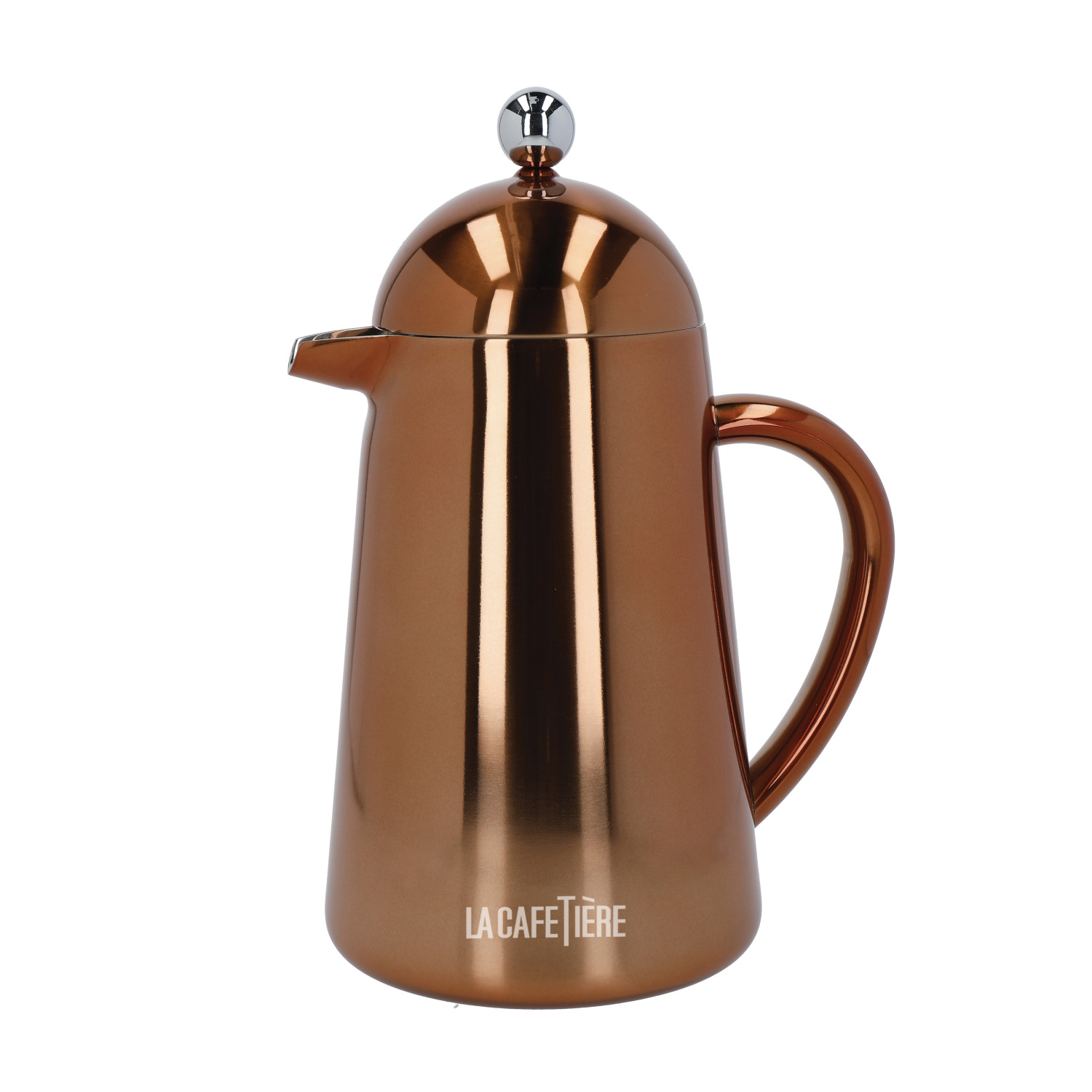 La Cafetière Havana Double Walled 8-Cup Cafetiere, Copper