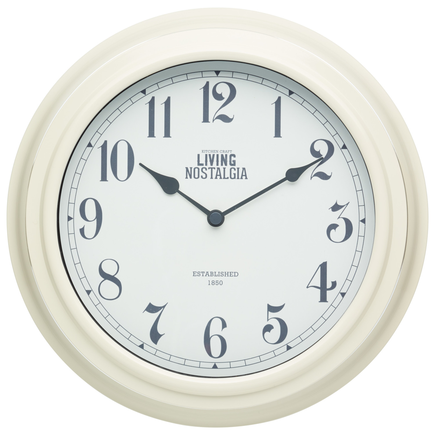 Living Nostalgia Antique Cream Wall Clock Living Nostalgia Antique Cream Wall Clock