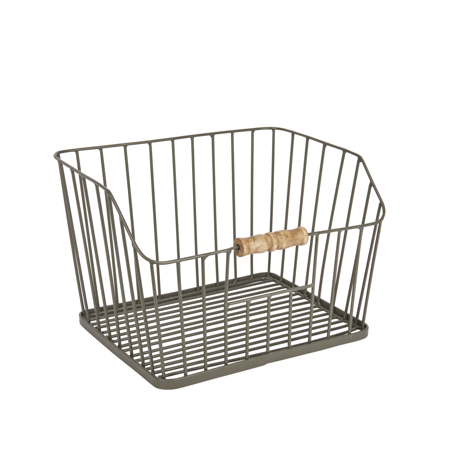 KitchenCraft Living Nostalgia Large Stackable Wire Storage Basket KitchenCraft Living Nostalgia Large Stackable Wire Storage Basket