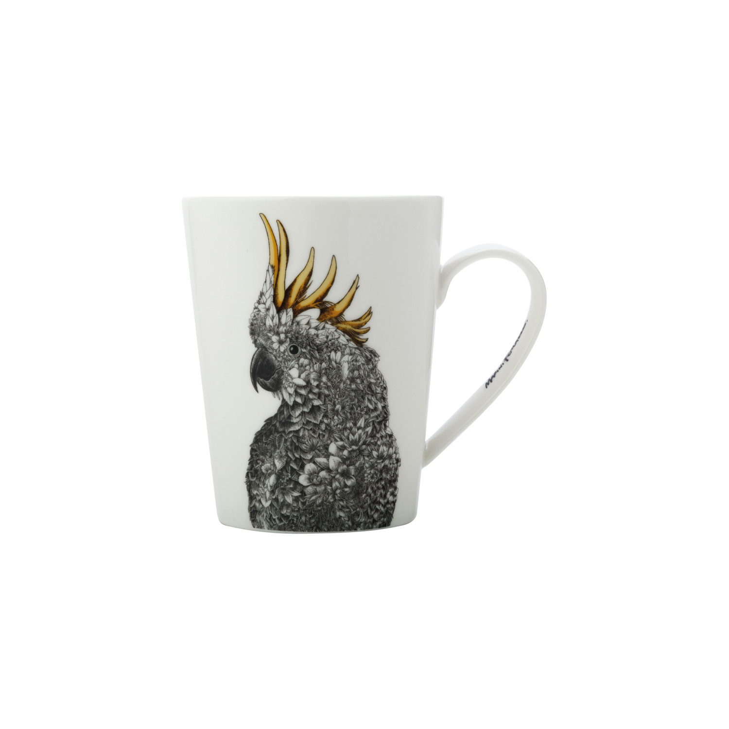 Maxwell & Williams Marini Ferlazzo 450ml Sulphur-crested Cockatoo Tall Mug