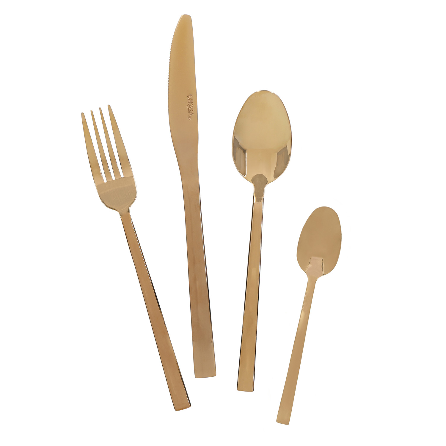 Mikasa Ciara Diseno 16 Piece Cutlery Set PVD Copper Mikasa Ciara Diseno 16 Piece Cutlery Set PVD Copper
