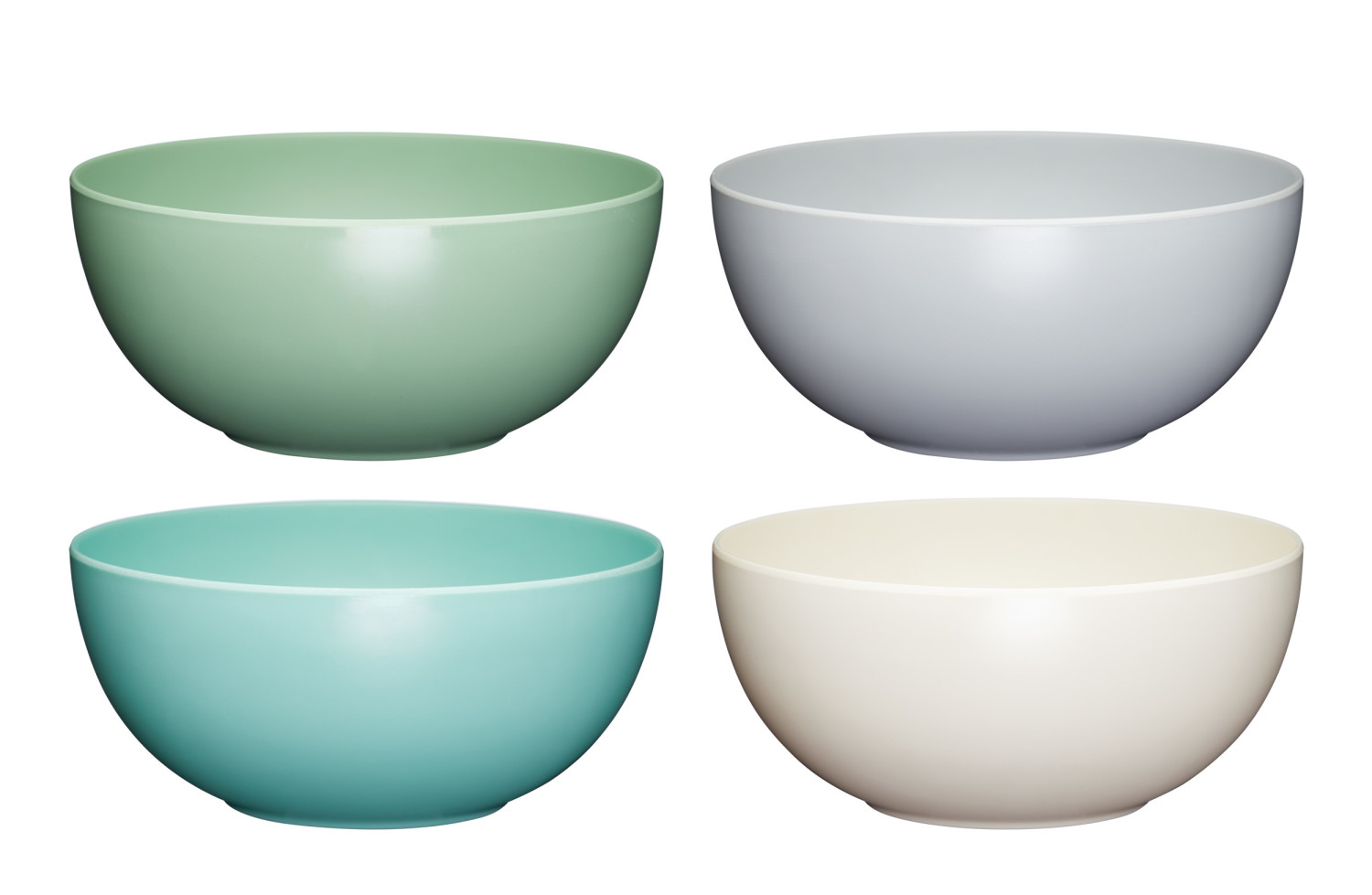 Colourworks Classics Melamine Bowls, Set of 4 Colourworks Classics Melamine Bowls, Set of 4