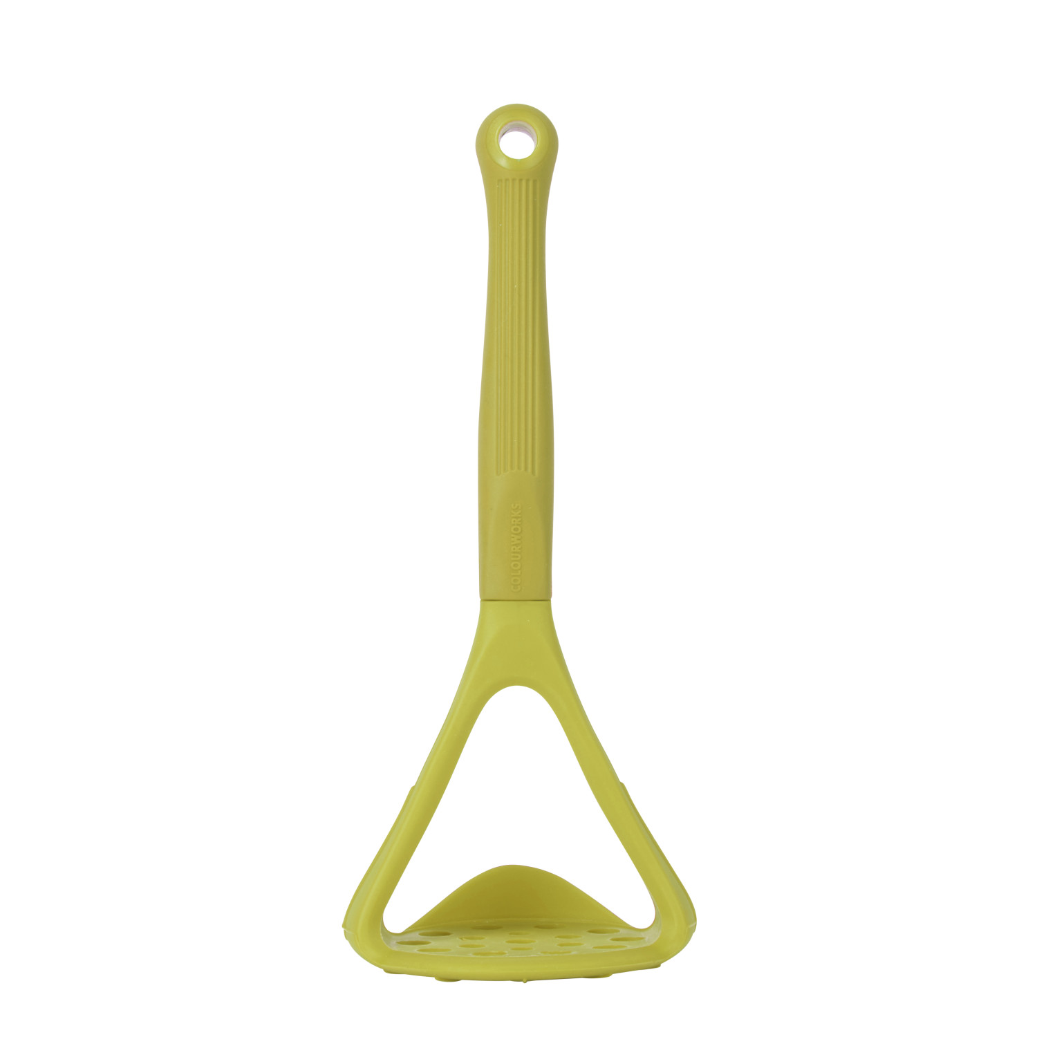 Colourworks Potato Masher with Built-In Scoop, Green Colourworks Potato Masher with Built-In Scoop, Green
