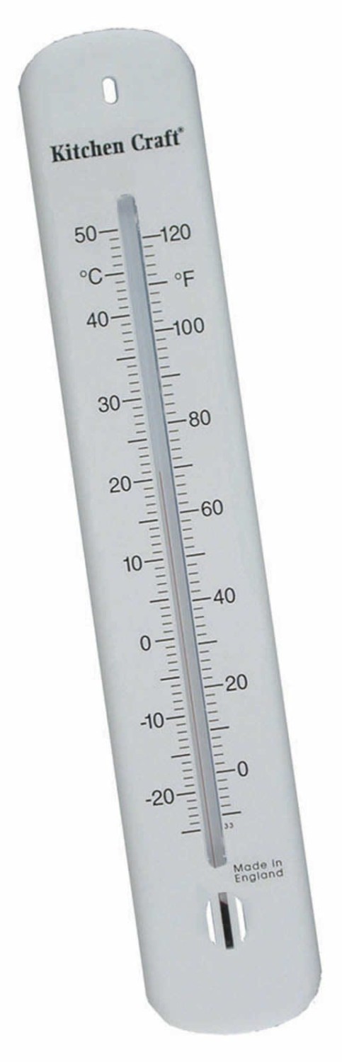 KitchenCraft 20cm Plastic Wall Thermometer