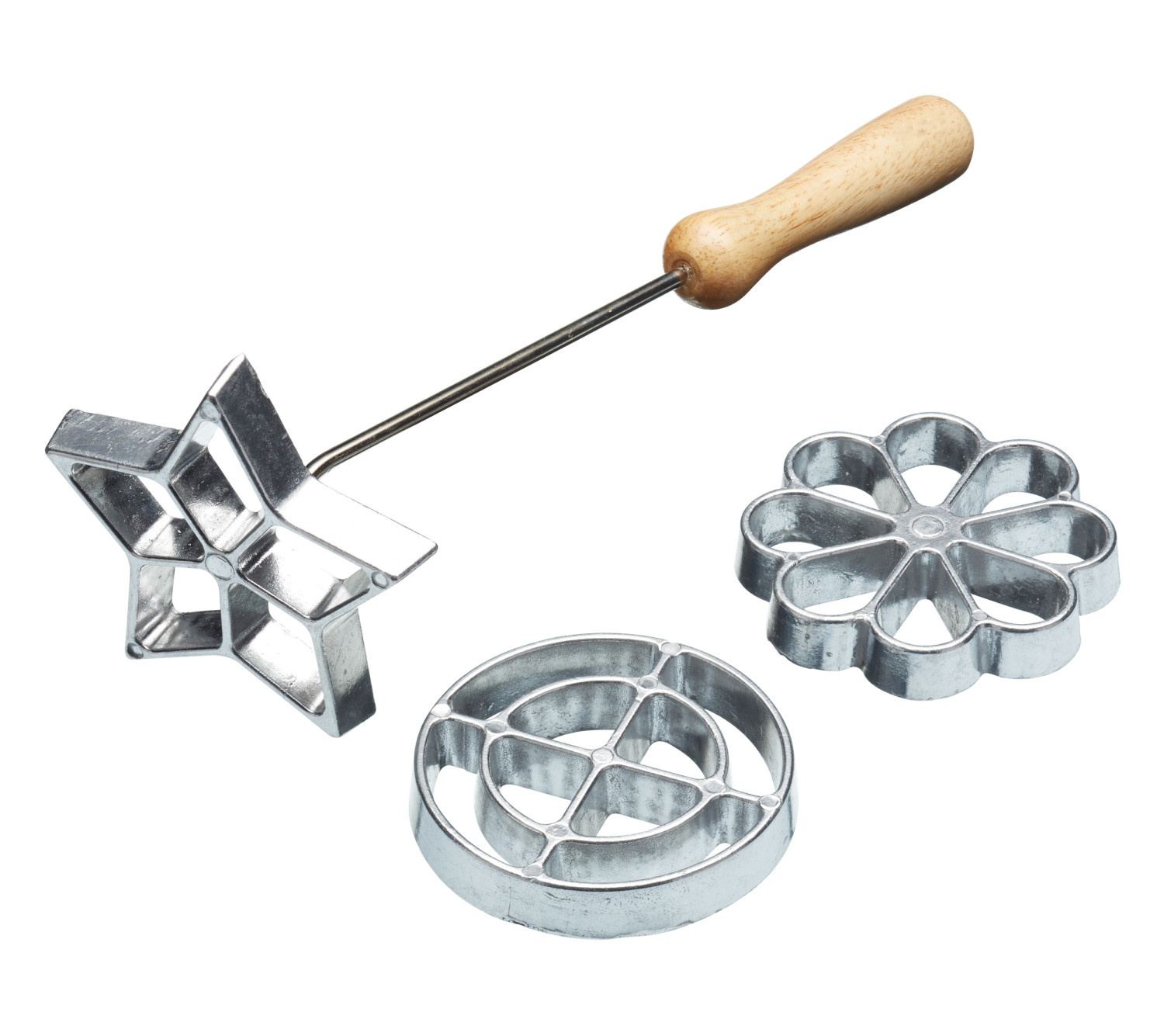 Home Made Swedish Rosette Iron Set