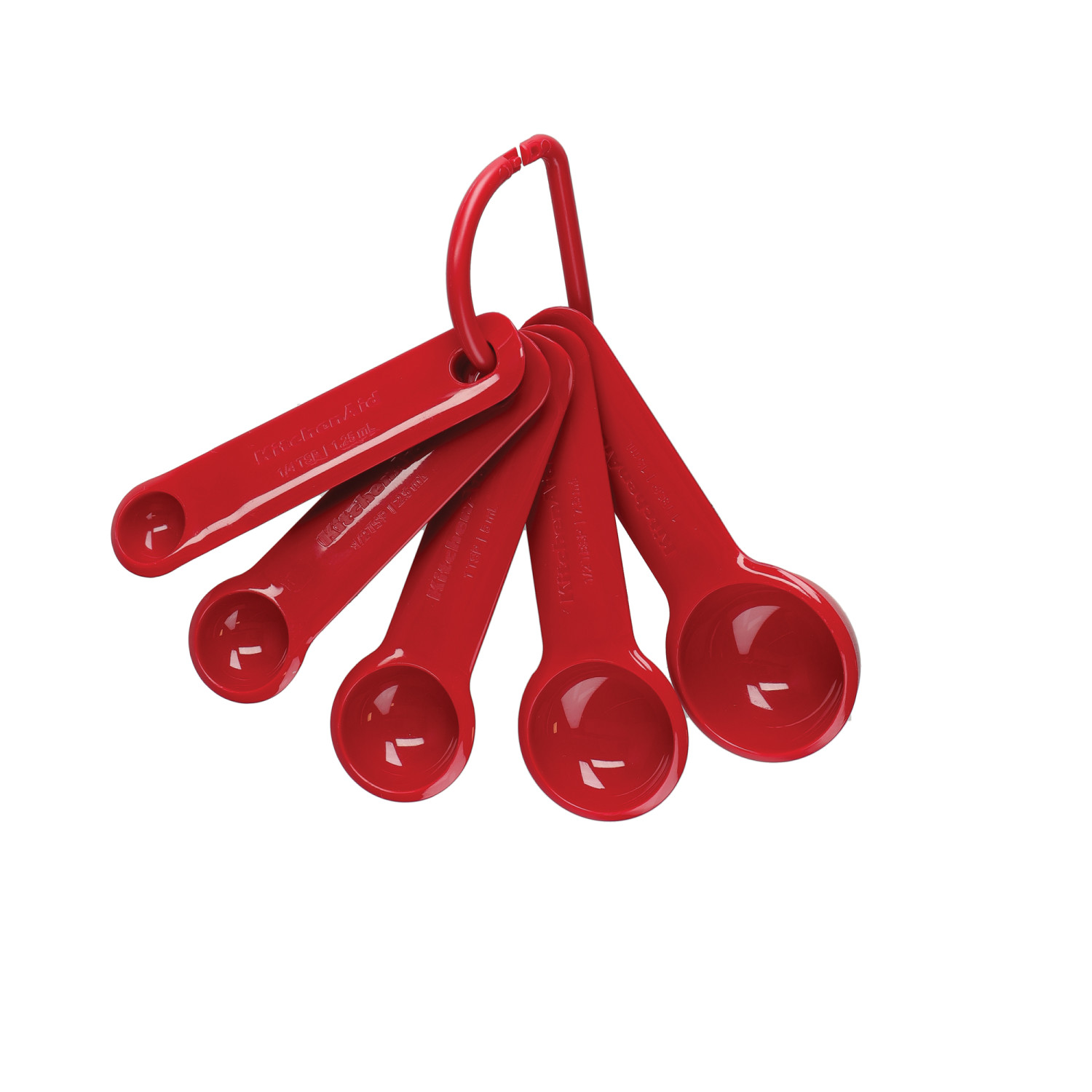 KitchenAid 5pc Measuring Spoon Set - Empire Red KitchenAid 5pc Measuring Spoon Set - Empire Red