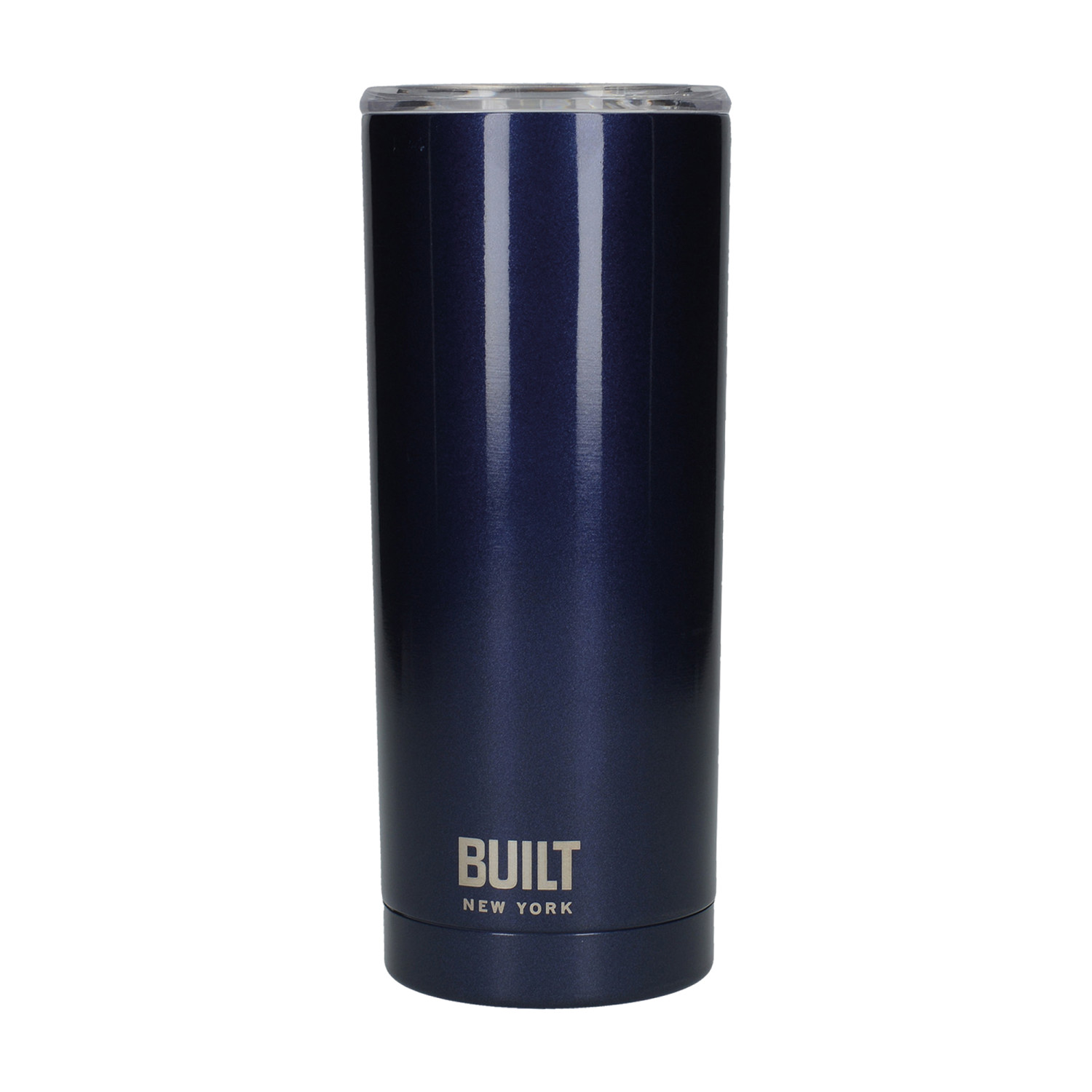 Built 590ml Double Walled Stainless Steel Travel Mug Midnight Blue