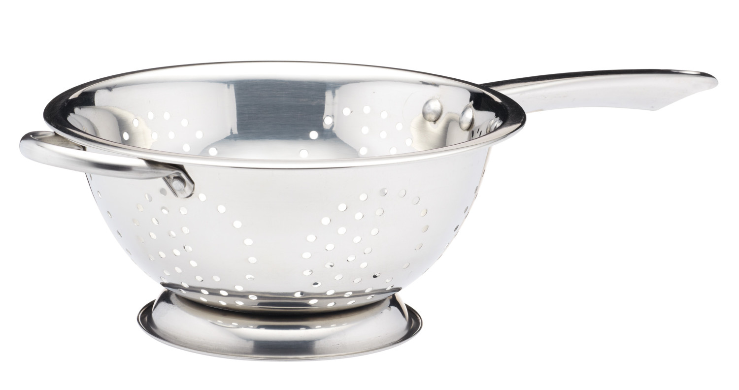 KitchenCraft Stainless Steel 24cm Long Handled Colander KitchenCraft Stainless Steel 24cm Long Handled Colander