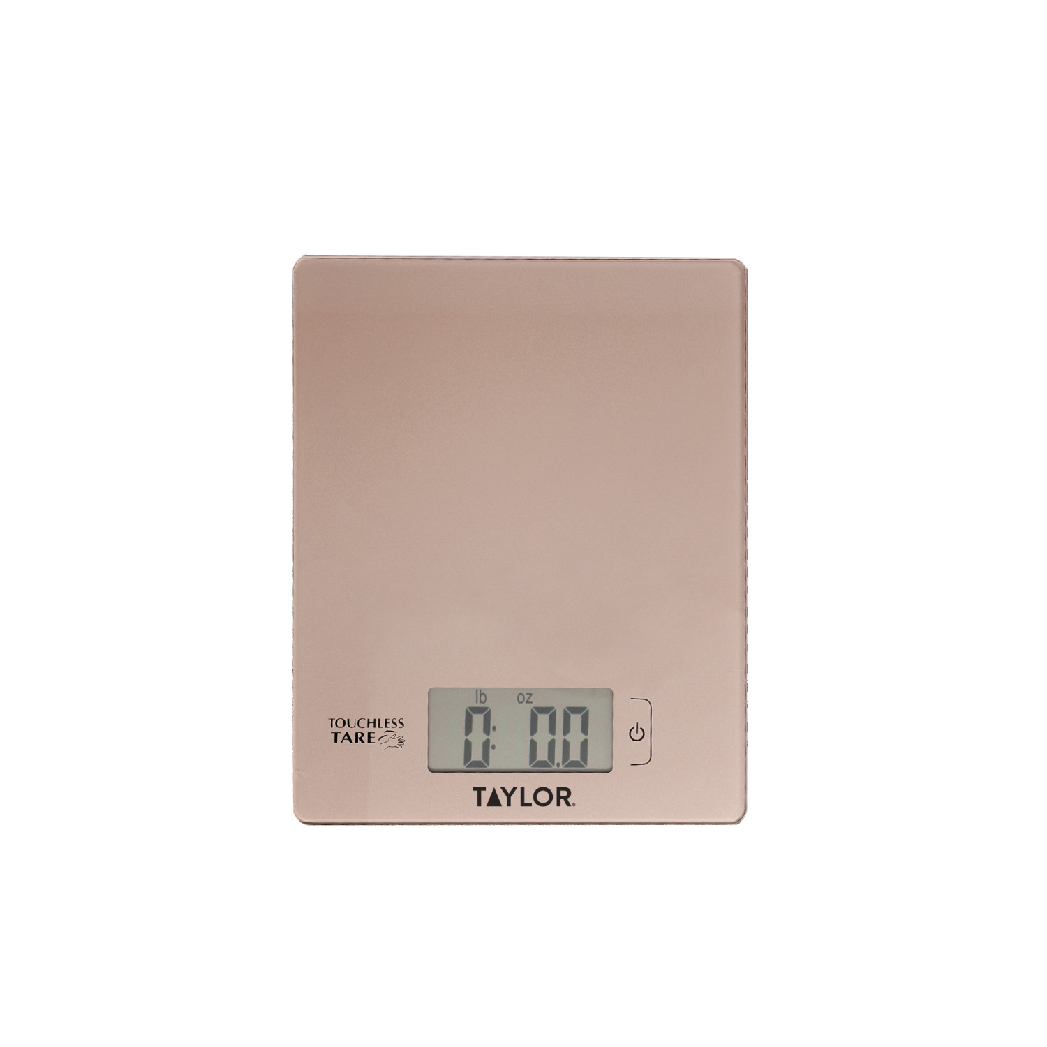 Taylor Digital Food Scales with Touchless Tare in Gift Box, High Accuracy, Plastic, Rose Gold, 16 x 20cm Taylor Digital Food Scales with Touchless Tare in Gift Box, High Accuracy, Plastic, Rose Gold, 16 x 20cm