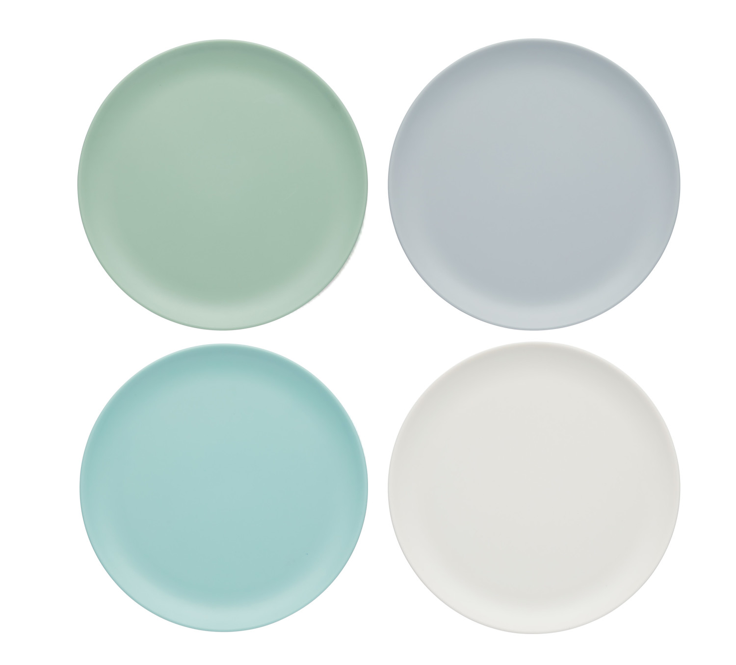 Colourworks Classics Salad and Snack Melamine Plates Colourworks Classics Salad and Snack Melamine Plates