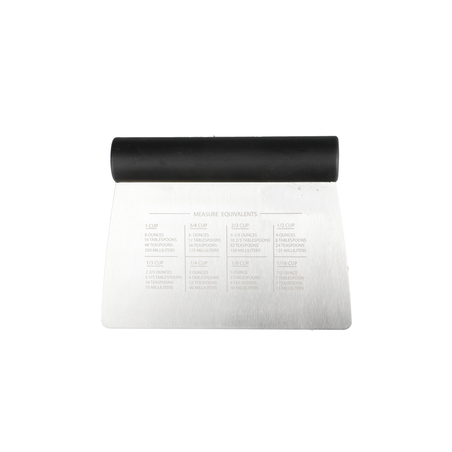 KitchenAid Stainless Steel All-Purpose Scraper and Dough Cutter - Black KitchenAid Stainless Steel All-Purpose Scraper and Dough Cutter - Black