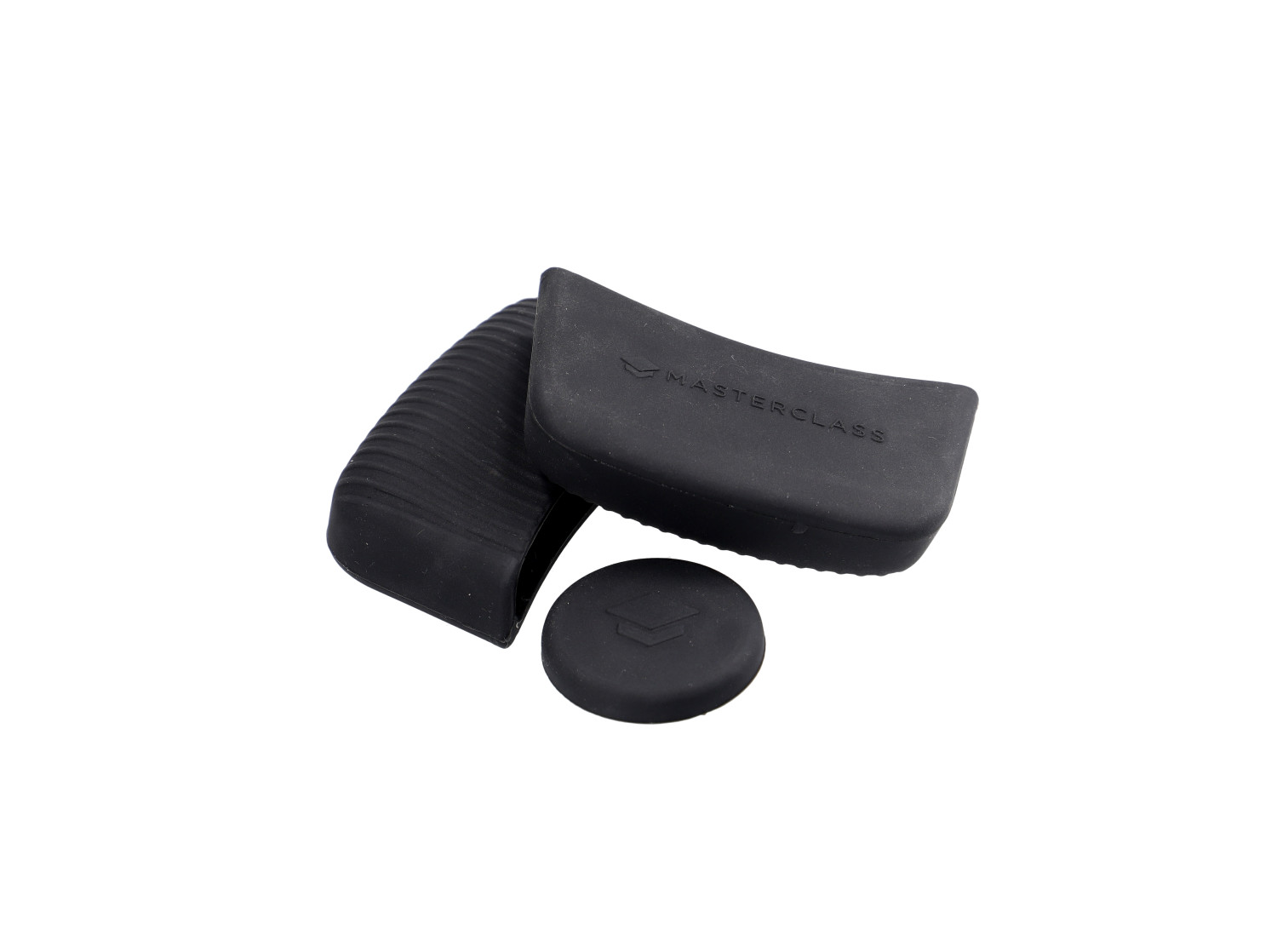 MasterClass Silicone Pan Handle Sleeve Set, Black