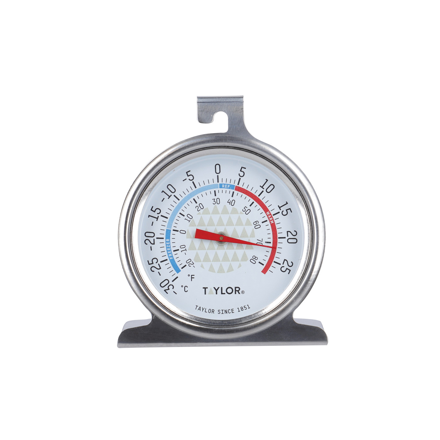 Taylor Stainless Steel Fridge and Freezer Thermometer Taylor Stainless Steel Fridge and Freezer Thermometer