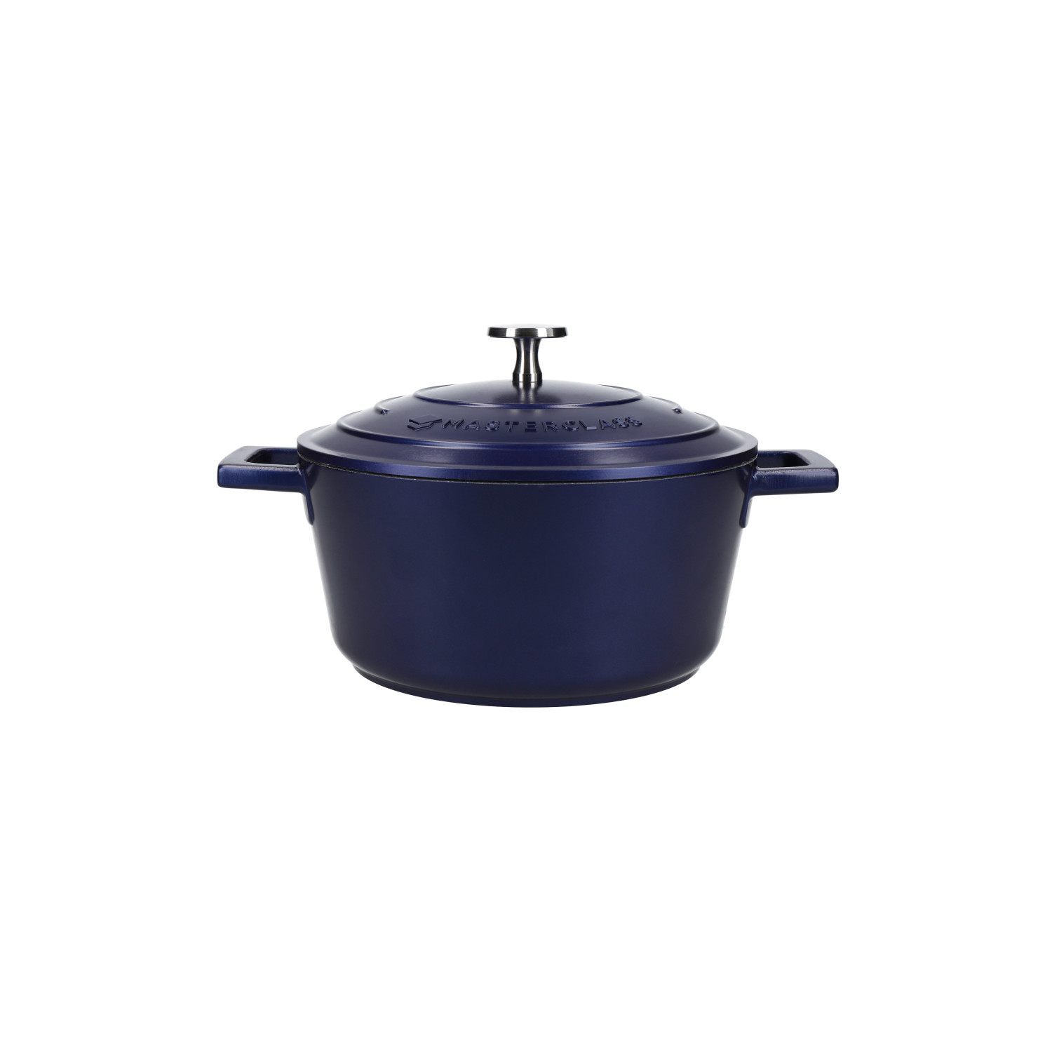 MasterClass Cast Aluminium Casserole Dish, 2.5L, Metallic Blue