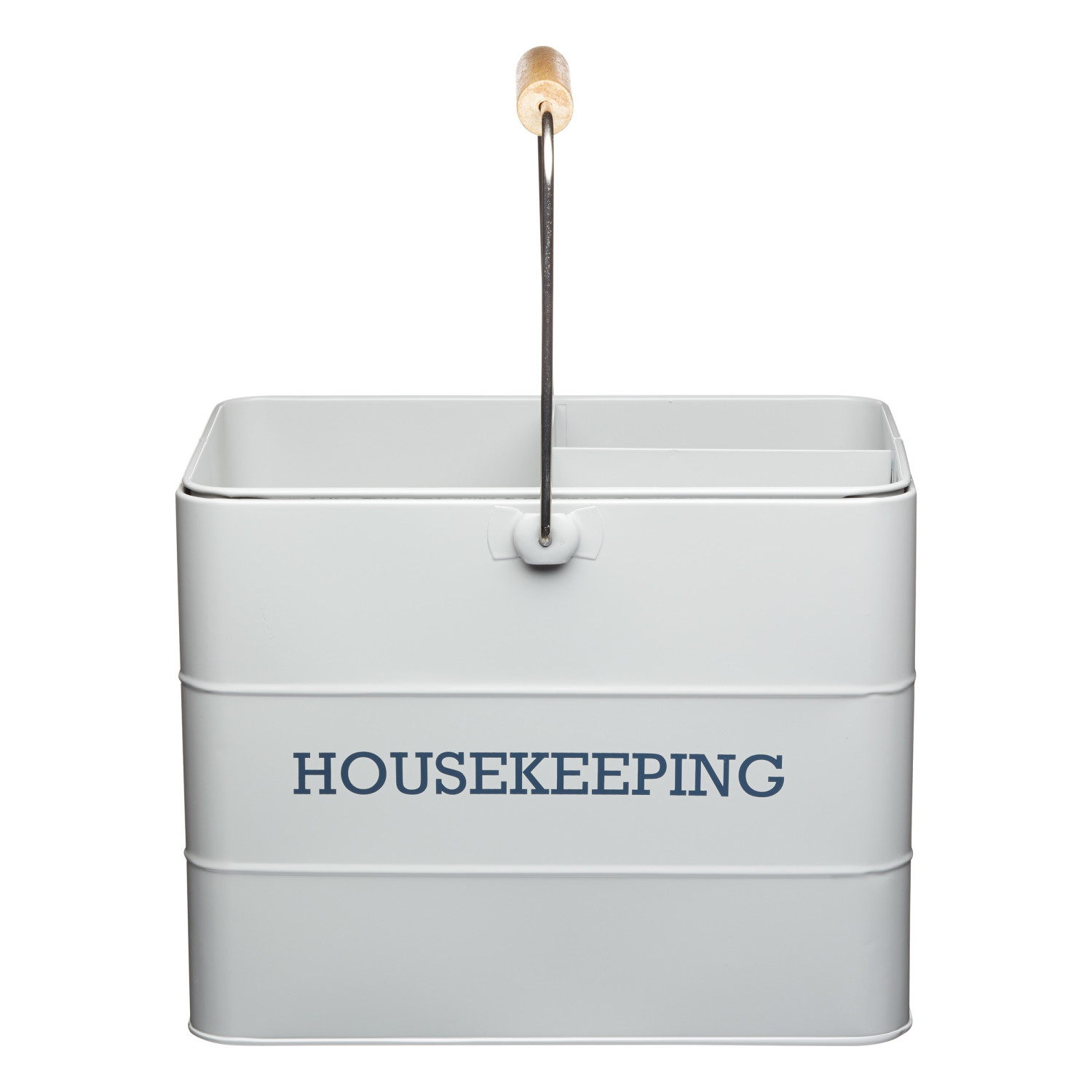 Living Nostalgia French Grey Housekeeping Tin Living Nostalgia French Grey Housekeeping Tin
